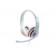 Gembird | Stereo Headset | MHS 03 WTRD | 3.5 mm | Headset | White with Red Ring фото 2