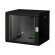 Digitus | Wall Mounting Cabinet | DN-19 09-U-SW | Black | IP protection class: IP20; Front door: Glass door image 4