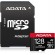 ADATA | AUSDX128GUI3V30SHA2-RA1 Memory Card | 128 GB | MicroSDXC | Flash memory class 10 | Adapter image 1