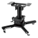 Projector mount DELTACO OFFICE for flat/inclined ceilings, tilt, swivel, rotate, 45 kg, black / ARM-0410 image 1