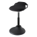 Height-adjustable standing chair DELTACO OFFICE turn, rotate and tilt, 360 &deg;, black / DELO-0303 image 1