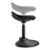 Height-adjustable standing chair DELTACO OFFICE turn, rotate and tilt, 360 &deg;, black / DELO-0303 image 3