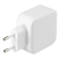 DELTACO USB wall charger, 2x USB-A 2,4 A, total 24 W, white / USB-AC175 image 1