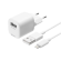 DELTACO wall charger with USB-A for Lightning cable, 1m, white  USB-AC181 image 1
