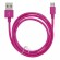 Cable MOB:A USB-A - MicroUSB 2.4A, 1m, pink / 383211 image 3