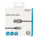 USB Sync/Charging Cable, braided, USB-A ma - USB Micro B ma, 1m, 2.4A, USB 2.0 DELTACO black / MICRO-110F image 2