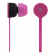 Earphones STREETZ, with microphone, pink / HL-336 image 1