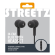 STREETZ In-ear BT headphones with microphone and media / answer buttons, black HL-BT301 image 4