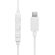 STREETZ in-ear Lightning headset, Lightning connector, 10 mm element, 32 &Omega;, 20 Hz - 20 kHz, 1.2 m, white HL-390 image 3