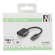 Adapter Deltaco USB-C, UAB-A, 11cm, gray / USBC-1277 image 2