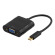 Adapter DELTACO USB 3.1 to VGA, black / USBC-1098 фото 1
