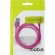 Cable MOB:A USB-A - lightning 2.4A, 1m, pink / 383209 image 3