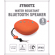 STREETZ Waterproof Bluetooth Speaker, Fabric Design, IPX5, TWS, Bluetooth 4.2, 1x6W, Orange / CM751 image 1