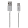 Magnetic cable STREETZ USB 2.0, USB-C, 1m, silver / USBC-1271 фото 1