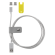 Magnetic cable STREETZ USB 2.0, USB-C, 1m, silver / USBC-1271 image 3
