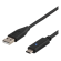 Phone cable DELTACO USB 2.0 "C-A", 2.m, black / USBC-1006-K image 1