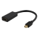Adapter DELTACO DP to HDMI, 3840x2160 at 60Hz, 0.2m, black / DP-HDMI45 image 2