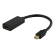 Adapter DELTACO HDMI - miniDisplayPort, 4K UHD 60Hz, 0.2m, black / R00110024 image 1