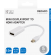 Adapter DELTACO miniDisplayPort, 4K UHD 60Hz, 0.2m, white / 00110025 image 2