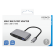 Adapter DELTACO USB-C to HDMI and USB A, port with Power Delivery 3.0, 3840x2160 60Hz, space grey / USBC-HDMI22 image 3