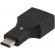Adapter DELTACO USB 2.0 Type C - Type A F, black / USBC-1200 image 1