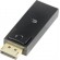 DELTACO DisplayPort to HDMI adapter with audio , Full HD in 60Hz, 20 pin ha - 19 pin  / DP-HDMI image 1