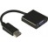 DELTACO DisplayPort to VGA Adapter, Full HD in 60Hz, Black, 0.2m, 20-pin ha - 15-pin ho /  DP-VGA7 image 1