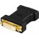 DELTACO DVI adapter, DVI-I Single Link - VGA, 24 + 5-pin ho - 15-pin ha, gold-plated connectors / DVI-6 image 1