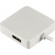 DELTACO Mini DisplayPort - DVI / HDMI / DisplayPort adapter, White / DP-MULTI1 image 2