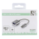 DELTACO USB-C 3.1 Gen 1 to USB-A OTG adapter, 3A, aluminum, silver / USBC-1276 фото 2