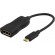 DELTACO USB 3.1 for DisplayPort adapter, USB Type C male - DisplayPort 19 pin female, 4K, gold plated, black / USBC-DP image 2