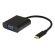 DELTACO USB 3.1 to VGA adapter with audio, USB type C Ha - VGA Ho, 1080p in 60Hz, black / USBC-VGA6        image 1