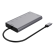 Docking station DELTACO USB-C to HDMI/DisplayPort/USB/RJ45/SD, USB-C port for charging, 3840x2160, space gray / USBC-HDMI19 image 2