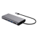Docking station DELTACO USB-C to HDMI/DisplayPort/USB/RJ45/SD, USB-C port for charging, 3840x2160, space gray / USBC-HDMI19 image 3