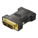 DVI-A - VGA adapter DELTACO 1920x1200 60Hz, black / DVI-4-K / R00120001 image 1