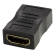 HDMI adapter DELTACO gold-plated connectors, 4K UHD, black / HDMI-12-K / 00100025 image 1