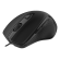 Mouse DELTACO OFFICE wired, ergonomic shape, silent clicks, black / MS-801 image 1