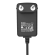 AC adapter DELTACO 100-240V AC 50/60Hz to 12V DC, 1A, 1.5m, black / PS12-10B image 3