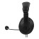 DELTACO headset, closed, volume control on cable, 2x3.5mm, 2m cable, black / HL-56 image 1