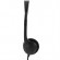 Headphone DELTACO HL-27 with volume control 2.2m black  image 1
