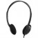 Headphone DELTACO HL-27 with volume control 2.2m black  image 3