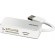 Flash card reader DELTACO SD, Micro SD, MS PRO/DUO, white-silver / UCR-147 image 1