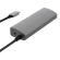 DELTACO USB-C Hub and Network Adapter, USB-C ha, RJ45 socket, 3xUSB-A 3.0, 0.4m cable, space gray / USBC-1294 image 2