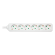 Earthed power strip DELTACO 6x CEE 7/3, 1x CEE 7/7, child protected, 5m, white / GT-0602 image 1
