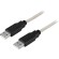 Cable DELTACO USB 2.0 "A-A", 2.0m, white-black / USB2-8 image 1