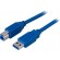 Cable DELTACO USB 3.0, 2m, blue / USB3-120 image 1
