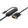 DELTACO USB-C - VGA, QWXGA 2048x1152 60Hz, 2m, DP 1.2 Alt Mode, black / USBC-1087-K image 1