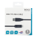 USB-C to USB-A cable, 1m, 3A, USB 2.0, black DELTACO / USBC-1004M image 2
