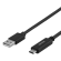 USB 2.0 cable DELTACO USB-A - USB-C male, LSZH, 1m, black / USBC-1004-LSZH image 1
