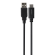 USB 2.0 cable DELTACO USB-A - USB-C male, LSZH, 1m, black / USBC-1004-LSZH image 2
